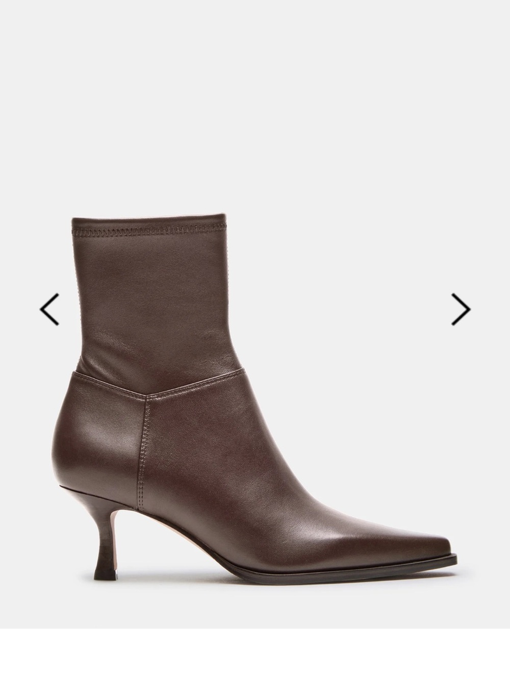 Steve Madden STASIA BROWN kitten Heel ankle boot 9.5 excellent used condition